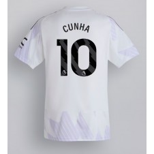 Manchester United Matheus Cunha #10 Bortedrakt 2025-26 Kortermet